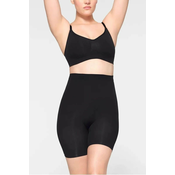 74153 Dewberry Body-Sliming Corset Shorts-BLACK
