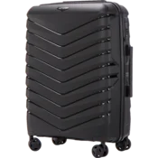 PHX01 PHOENIX, Srednji kofer od POLIPROPILENA M Wings, CRNA