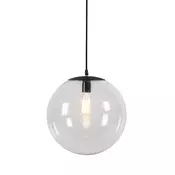 Moderna viseča svetilka prozorna 35 cm - Pallon