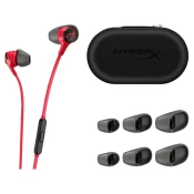 Igralne ušesne slušalke z mikrofonom HyperX Cloud Earbuds II - rdeče (705L8AA)
