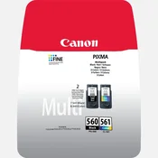 CANON PG-560XL/CL-561XL crna/boja (14,3 ml + 12,2 ml) +50DB 10x15 cm foto papir original multipak (3712C008)