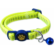 Ovratnica Magic Cat Nylon XS rumena 1x19-31cm