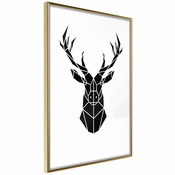 Poster - Geometric Stag 30x45