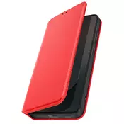 AVIZAR Denarnica etui za Samsung Galaxy S25 FE magnetni s stojalom za video, Rdeča, (5000189634)