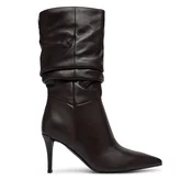 Škornji Guess FLFCRL LEA11 Temno rjava