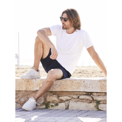 White Mens T-shirt Iconic 195 Ringspun Premium Fruit of the Loom