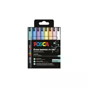 Uni pak marker Posca pc-1mr pastelne boje 8/1 plastic free pakiranje