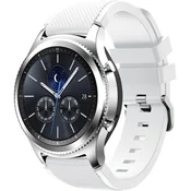 GS Univerzalni silikonski pašček 22 mm, bel