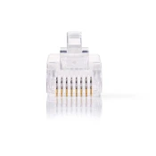 RJ45 Mrežni Konektori | Muški | Prozirni | 10 komada | NEDIS