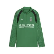 PUMA Borussia Mönchengladbach Quarter-Zip Training Top Youth, Sports, Archive Green/White, 11-12Y