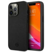 Ovitek Mercedes Meshed Metal Logo za iPhone 13 Pro/13 – črn