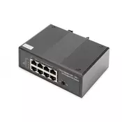 Digitus DN-651113 mrežno stikalo Brez upravljanja Gigabit Ethernet (10/100/1000) Power over Ethernet (PoE) Črna