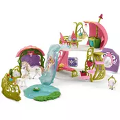 Schleich Bayala Cvetna kuca sa jednorogom, jezerom i stajom 42445