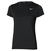 Mizuno IMPULSE CORE TEE, ženska tekaška majica, črna J2GAC221