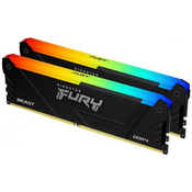 KINGSTON DDR4 16GB (2x8GB) 3600MHz FURY BEAST RGB KF436C17BB2AK2/16
