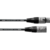 CORDIAL priključni konektor CFM 5 FM XLR  (1x ženski konektor XLR-1x moški konektor XLR), 5m