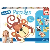 Educa - Puzzle Baby Puzzles Wildlife - 1 - 39 dijelova