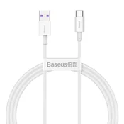 USB kabel Baseus Superior Series Fast Charging na Type-C USB 66W 1m beli