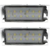 shumee Renault Clio III IV Fluence Kadjar Kangoo Laguna II II Master II III Megane II III Thalia II Trafic III Twingo II Vel Satis Wind LED luči registrske tablice 2 kom. set
