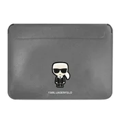 Karl Lagerfeld torbica KLCS16PISFG 16 srebrna Saffiano Ikonik Karl