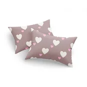 Lessentiel Maison Set jastuka Herz, Prljavo roze