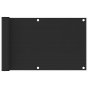 vidaXL Balkonsko platno HDPE 75x500 cm antracitno