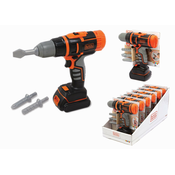 Mechanická vŕtačka Black&Decker Mechanical Drill Smoby s nadstavcami a doplnkami od 3 rokov SM360922