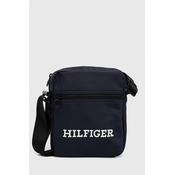 Torbica za pas Tommy Hilfiger mornarsko modra barva