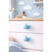 Balina 4 Light Blue Decorative Handle Set