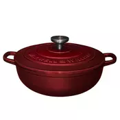 Maxwell&Williams Kozica Cast Iron Merlot 4L/bordo/indukcija/lito železo, emajl, (5000198747)