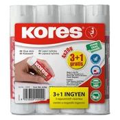 Lepilo v stiku, 20 g, promocijsko pakiranje 3+1, KORES
