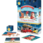 Eurographics - Puzzle Adventni koledar: božične živali - 40 - 99 kosov