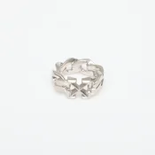 Prstan Off-White Arrow Ring Silver/ No Color 62