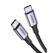 Ugreen kabel usb-c za usb-c ugreen us316, 100w, 1m (črn)