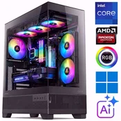 iGamer-II Core i7-14700F | 32GB DDR5 | SSD 2TB NVMe | AMD RX9070XT-16GB | Vodno hlajenje | Windows 11 | Gaming namizni