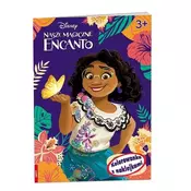 Disney Encanto. Kolorowanka z naklejkami