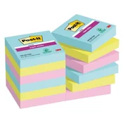Samolepilni listek Post-it Super Sticky COSMIC 47,6 x 47,6 mm, 12 listkov po 90 listov