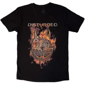 Disturbed Majica Burning Belief Unisex Black XL