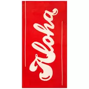 PEŠKIR ZA PLAŽU 75/150 cm , crvena