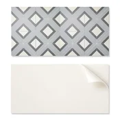 shumee Samolepilna vinilna stenska dekoracija za notranjost 120x60 cm geometrija v pastelnih barvah