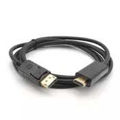 3G (86973) kabl Display Port (muški) na HDMI (muški) 3m crni