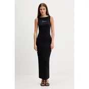 Obleka Juicy Couture črna barva, JCWED225318
