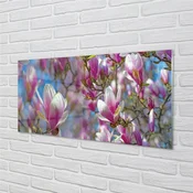 tulup.si Slika na akrilnem steklu Magnolija drevo 120x60 cm 4 obešalnika