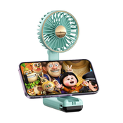 Generic Ventilator z držalom za mobilni telefon USB, majhen namizni ventilator za ponovno polnjenje Mini ročni ventilator Prenosni majhen ventilator Viseči ventilator za vrat, (21126003)