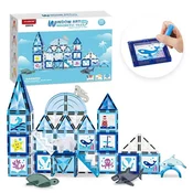Magnetic Tiles Magnetni gradbeni Window Art Ocean 68ks - Magnetic Tiles