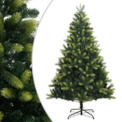 Vidaxl Umetna novoletna jelka s stojalom 210 cm