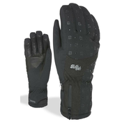 LEVEL Ženske rukavice za skijanje BLISS EMERALD GORETEX, Crne