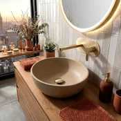 REA Arcos Brush Gold Skrita armatura za umivalnik
