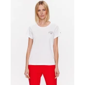 Tommy Hilfiger Majica UW0UW04525 Bela Relaxed Fit