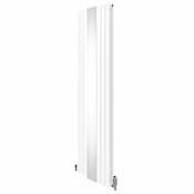 MONSTER Ovalni zrcalni radiator in ventili - 1800 mm x 500 mm - beli, (21569961)